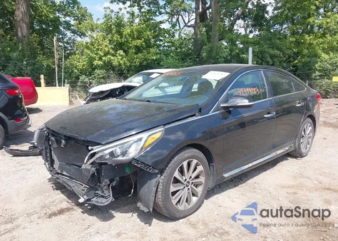 2016 Hyundai Sonata Sport из США, поврежденный, VIN 5NPE34AF0GH377657